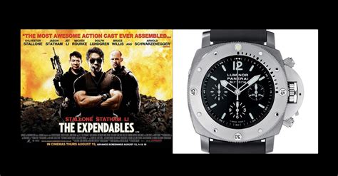 panerai sylvester stallone expendables|sylvester stallone grandmaster chime.